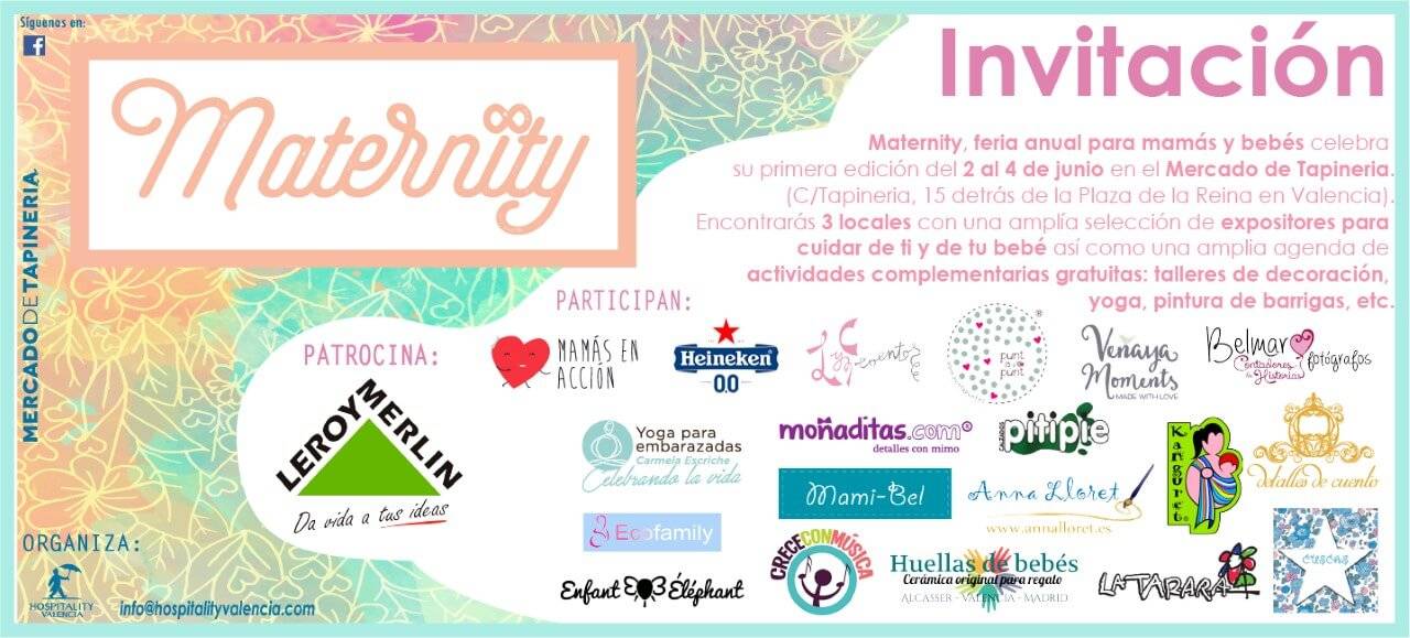 Todos los expositores de Maternity os invitamos al evento