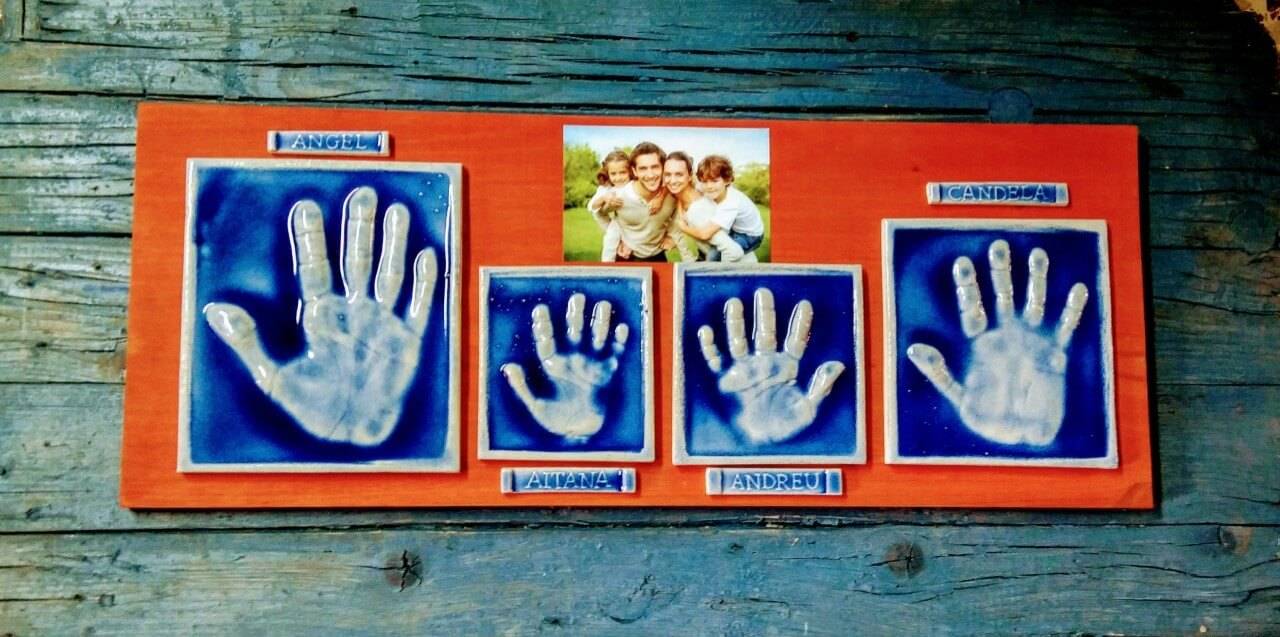 huellas familia ceramica