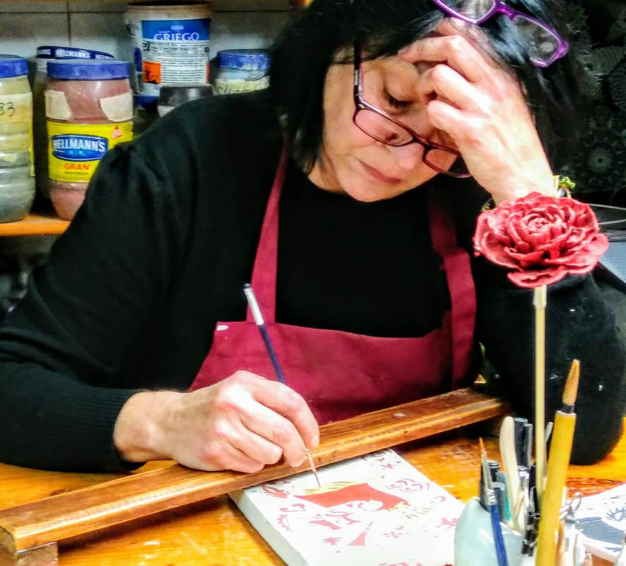 Marisa Alvarez, ceramista artesana en huellasdebebes