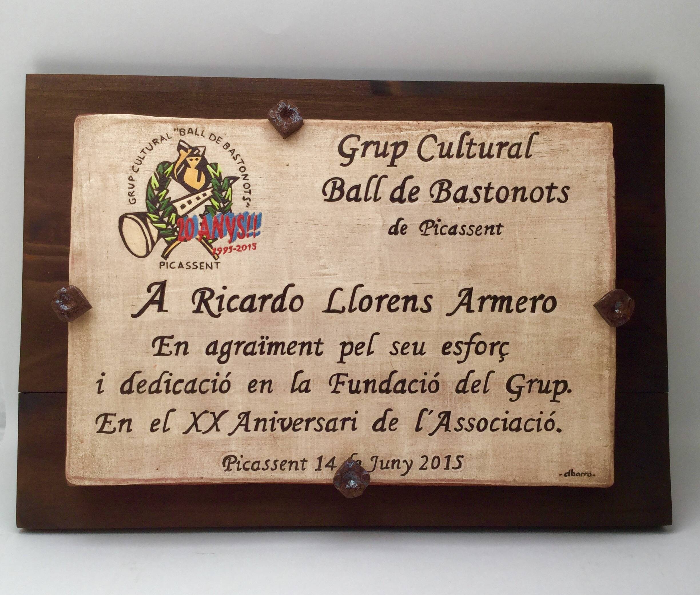 Azulejo rotulado estilo socarrat personalizado Azulejo personalizado estilo socarrat