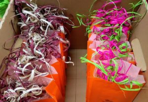 Entrega piezas realizadas cumpleaños