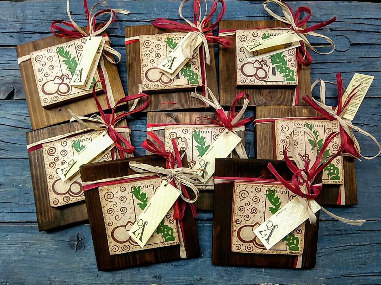 Socarrats artesanos personalizados con logo Socarrats artesanos personalizados